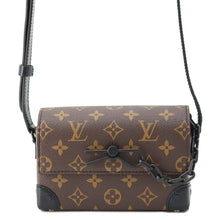 将图像加载到图库查看器中，LOUIS VUITTON Steamer Wearable Wallet Brown/NoirM83613 Monogram Macassar Canvas
