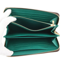 将图像加载到图库查看器中，LOUIS VUITTON Animogram Nicolas Ghesquière Rabbit Zippy Wallet Brown/PinkM83689 MonogramCanvas/Patent Leather
