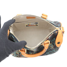 Load image into Gallery viewer, LOUIS VUITTON Speedy Bandouliere Marina blueN00225 Damier Palm Tree Size 25
