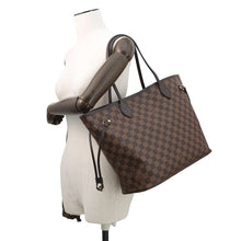 将图像加载到图库查看器中，LOUIS VUITTON Neverfull Rose BallerineN40598 Damier Ebene Canvas Size MM

