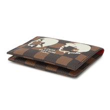 将图像加载到图库查看器中，LOUIS VUITTON LVx NIGO Porto Cult Slim BrownN40812 Damier Ebene Canvas
