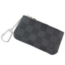 将图像加载到图库查看器中，LOUIS VUITTON Pochette Cles NoirN60155 Damier Graphite
