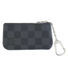 将图像加载到图库查看器中，LOUIS VUITTON Pochette Cles NoirN60155 Damier Graphite
