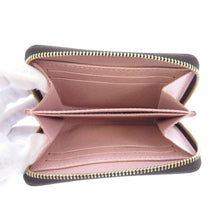 将图像加载到图库查看器中，LOUIS VUITTON Zippy / Coin Purse Rose BallerineN60213 Damier Ebene Canvas
