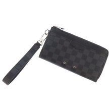 将图像加载到图库查看器中，LOUIS VUITTON Zippy Dragonne Noir N60379 Damier Graphite
