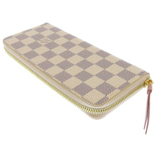 Load image into Gallery viewer, LOUIS VUITTON Portefeuille Clemence Rose BallerineN61264 Damier Azur
