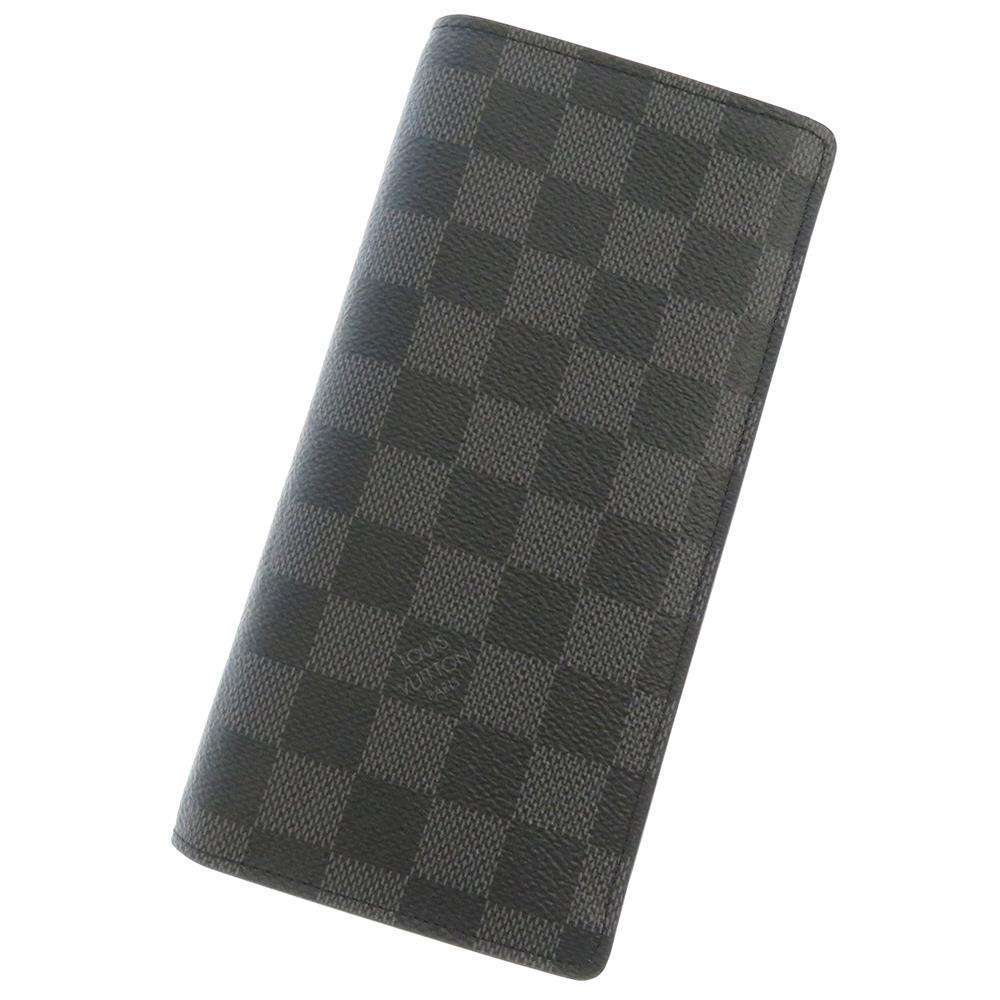 LOUIS VUITTON Portefeuille Brazza NoirN62665 Damier Graphite