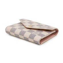 Load image into Gallery viewer, LOUIS VUITTON Portefeuille Victorine BeigeN64022 Damier Azur
