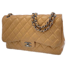Load image into Gallery viewer, CHANEL Matelasse double flap Size 30 MetalicBrown A58600 Caviar Leather
