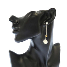 Load image into Gallery viewer, HERMES Ex Libris Earrings Size PM SV925 K18PG
