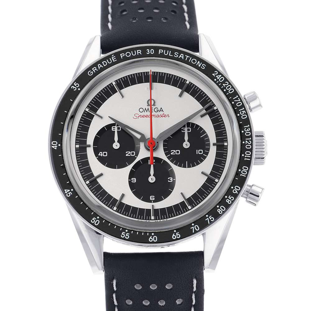 OMEGA Speedmaster Moonwatch CK2998 commemorative model W39.7mm Stainless Steel Leather Silver/Black Dial 311.32.40.30.02.001