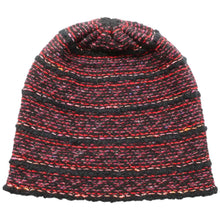 Load image into Gallery viewer, CHANEL Knit cap Black/Purple/Red/Orange Wool 88% Cotton4% Polyester3% Rayon2% Silk1%
