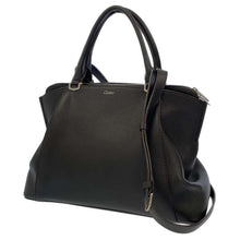 Load image into Gallery viewer, CARTIER C de Cartier SM 2way Handbag Black L1001830 Leather
