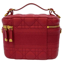 Load image into Gallery viewer, Dior DIORTRAVEL Small vanity Red S5488UNTR Lambskin
