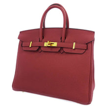 Load image into Gallery viewer, HERMES Birkin Size 25 Rouge Grenat Togo Leather
