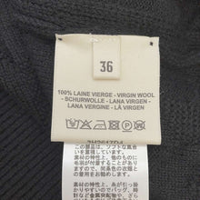 Load image into Gallery viewer, HERMES cable sweater Size 36 Black Wool 100%
