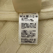 Load image into Gallery viewer, HERMES Long sleeve knit &quot;H&quot; motif Size 38 Blanc Naturel Wool 100%

