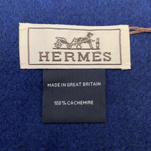 Load image into Gallery viewer, HERMES Recto Verso Marine/Ocean Cashmere100%
