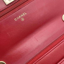 Load image into Gallery viewer, CHANEL CC Trendy Chain Wallet Red A80892 Lambskin
