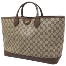 Load image into Gallery viewer, GUCCI Offdia GG Supreme Tote Brown/Beige 739730 PVC Leather
