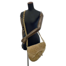 Load image into Gallery viewer, Dior saddle bag ERLCollaboration Beige 1ADPO076SHC_H160 Fur
