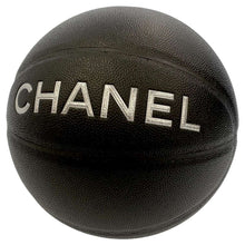 Load image into Gallery viewer, CHANEL Basketball Size 7 Black/Silver Rubber

