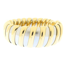 Load image into Gallery viewer, BVLGARI Tubogas Bangle K18YG Stainless Steel
