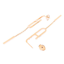 Load image into Gallery viewer, HERMES Ever Chaine d&#39;Ancre Earrings 18K Pink Gold
