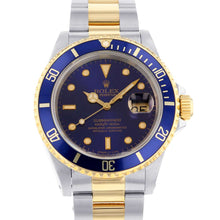 Load image into Gallery viewer, ROLEX Submariner Date W40mm Stainless Steel K18YG Violet Dial 16613
