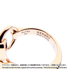 Load image into Gallery viewer, HERMES 1PD Gallop Ring Size 50/#10 18K Pink Gold

