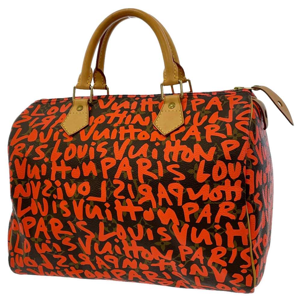 LOUIS VUITTON Speedy Size 30 Orange/Brown M93705 Monogram・Graffiti