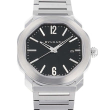 Load image into Gallery viewer, BVLGARI Octo Roma W41mm Stainless Steel Black Dial OC41BSSD
