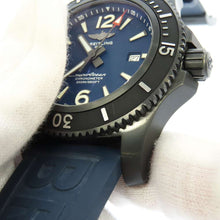 Load image into Gallery viewer, BREITLING Superocean Automatic W46mm Stainless Steel Rubber Strap Blue Dial M17368D71C1S1/006TBRAN0025
