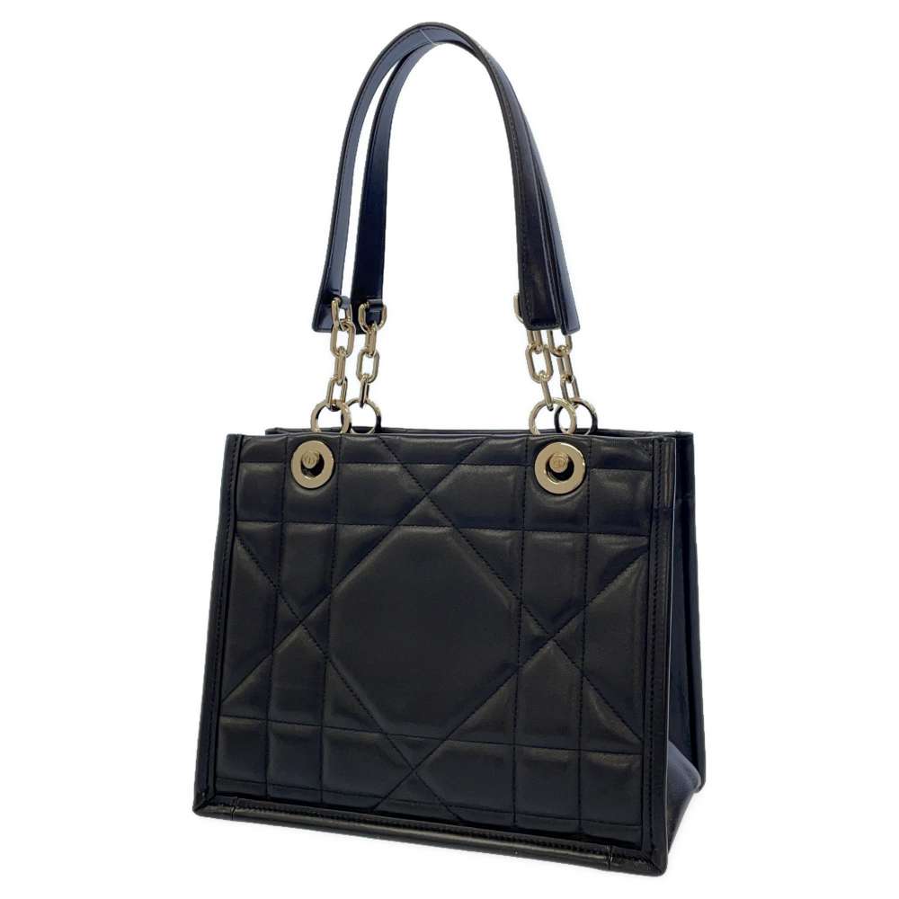 Dior Archicanage Essential Chain Tote Bag Size Small Black M8720OZVJ Leather