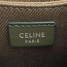 Load image into Gallery viewer, CELINE logo belt phone case Khaki Canvas
