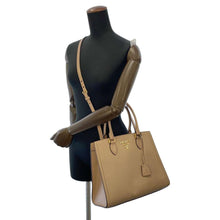 Load image into Gallery viewer, PRADA 2WAY Handbag Beige 1BA227 Leather
