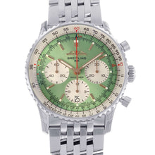 Load image into Gallery viewer, BREITLING Navitimer B01 Chronograph41 W41mm Stainless Steel Mint Green Dial AB0139211L1A1

