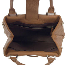 Load image into Gallery viewer, Camille Fournet 2wayShoulder Bag Brown/Purple Leather
