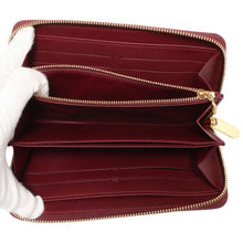 Load image into Gallery viewer, LOUIS VUITTON Zippy Wallet Rouge Fauviste M91536 Monogram Vernis Leather
