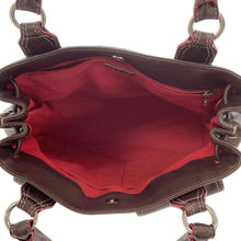 Load image into Gallery viewer, LOEWE Anagram Vintage Handbag Bordeaux Leather Velour

