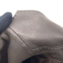 Load image into Gallery viewer, HERMES Leather Jacket Size 36 Dark Brown Deer Leather Silk100%
