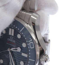 将图像加载到图库查看器中，OMEGA Seamaster Diver 300M Co-Axial Master Chronometer W42mm Stainless Steel Blue Dial 210.30.42.20.03.001
