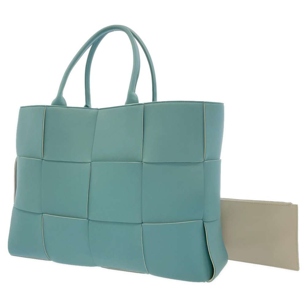 Bottega Veneta The Arco Tote Bag Size Large Light Blue 680165 Leather