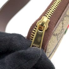 将图像加载到图库查看器中，GUCCI Offdia GG Supreme Belt Bag Size 85 Beige/Brown 519308 GG SupremeCanvas Leather
