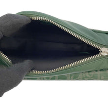 将图像加载到图库查看器中，Dior Oblique Galaxy World Tour Saddle Belt Bag Green 1ADPO223CLP Leather
