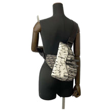 Load image into Gallery viewer, Dior Saddle Crossbody Bag Raymond Pettibon collaboration Navy/White 1ADPO093YSD Canvas
