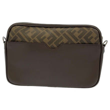 Load image into Gallery viewer, FENDI Cam Zucca Shoulder Bag Brown 7M0286 PVC Coated Canvas Leather

