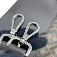 将图像加载到图库查看器中，FENDI Cam Zucca Shoulder Bag Brown 7M0286 PVC Coated Canvas Leather
