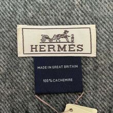 Load image into Gallery viewer, HERMES Circuit Scarf at number 24 Conifer/Flannel Cashmere100%
