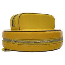 Load image into Gallery viewer, FENDI racket case table tennis set Yellow 7AS070 Leather

